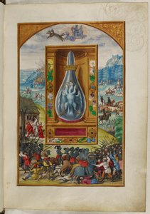 Ms Harley 3469, f.25 Trehovedet fugl i kolbe, den fjerde afhandling, fra 