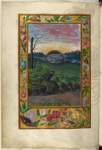 Ms Harley 3469, f.30v The Dark Sun, the Fifth Treatise, fra 