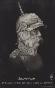 Otto von Bismarck, tysk statsmand (s/h foto) af German School