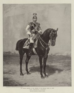 Vores kejserlige besøgende (litho) af German School