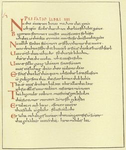 Side af Paraphrase de lEvangile af German School