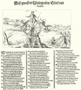Pjece, der håner vinterkongen, Frederik I af Bøhmen, 1621 af German School