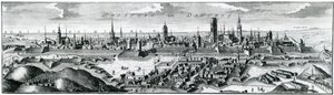 Panoramaudsigt over Danzig (Gdansk) af German School