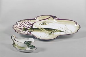 Del af et porcelænsservice, af H. Gradl og L. Levallois, Nymphenburg, 1904-6 (porcelæn)