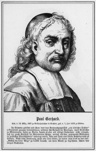 Paul Gerhard (gravering) af German School