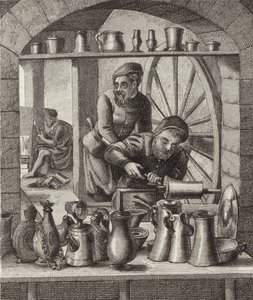 Pewterer af German School