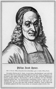 Philipp Jacob Spener (gravering) af German School