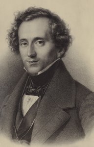 Portræt af Felix Mendelssohn af German School