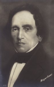 Portræt af Giacomo Meyerbeer af German School