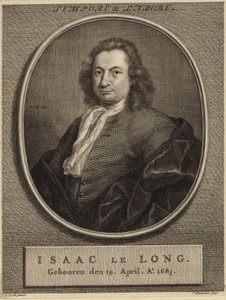 Portræt af Isaac le Long af German School