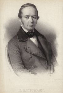 Portræt af Moritz Hauptmann af German School