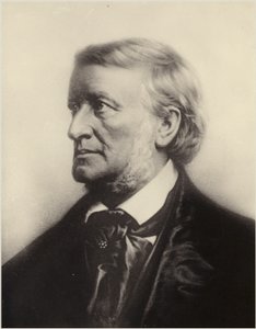 Portræt af Richard Wagner af German School