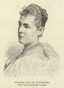 Prinsesse Elsa af Wurtemberg af German School