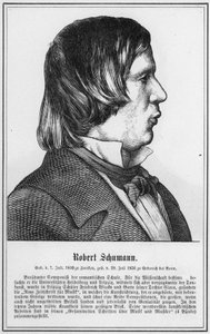 Robert Schumann (gravering) af German School