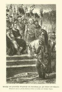 Romerske og germanske våben og militærdragt fra Julius Cæsars og Ariovistus tid af German School