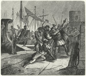 Romersk konsul Lucius Cornelius Cinna dræbt af sine egne soldater i et mytteri, 84 f.Kr. af German School