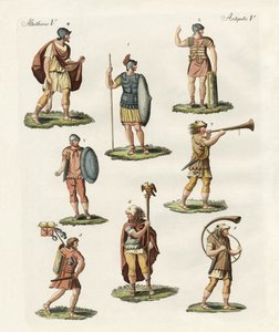romerske fodsoldater af German School