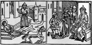 Sankt Saturnin var grundlæggeren af kristendommen i Toulouse i midten af det 3. århundrede. På det tidspunkt blev de kristne forfulgt: Sankt Saturnin var et af Paianernes ofre. Hans krop fæstnet til halen af en tyr, blev drænet nær Rom af German School