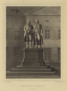Schiller og Goethe, Weimar af German School