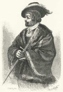 Sir Thomas, Lord Fairfax, øverstkommanderende for den parlamentariske hær i den engelske borgerkrig (gravering) af German School