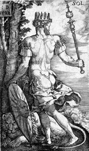 Sol, trykt af Georg Pencz, 1529 af German School