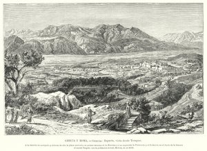 Sparta, oldtidens Grækenland (litho) af German School