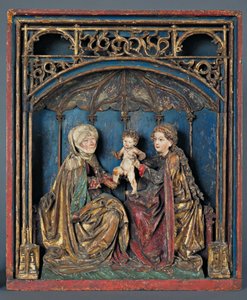 St. Anne, Maria og Kristusbarnet (Anna Selbdrift) Øvre Rhinen, ca. 1515 (polykromt træ og forgyldt)