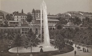 Stadtpark (litho) af German School