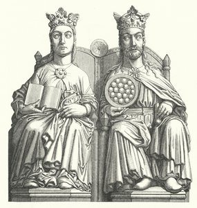 Statuer ved Magdeburg-katedralen kaldet 