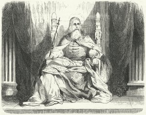 Stephen I, konge af Ungarn (gravering) af German School