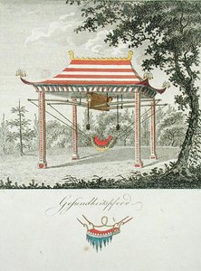 Gynge under en kinesisk baldakin, fra 