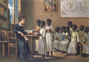 Lærer med elever, 1880 af German School