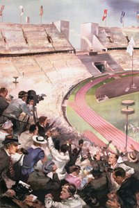 De Olympiske Lege i Berlin, fra Berliner Illustrierte Zeitung, 1936 af German School