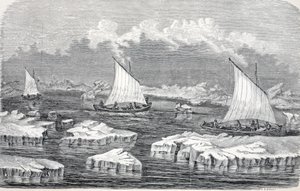 The Boats under Sail, pub. London 1874 af German School
