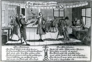 Bogbinderen (gravering) af German School