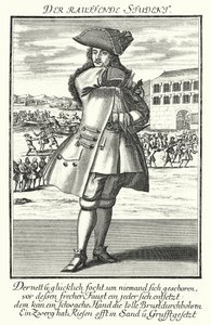 The Fighting Student (gravering) af German School