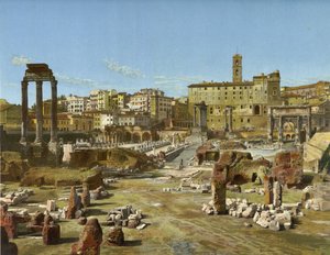 Forum, Rom (chromolitho) af German School