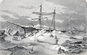 Hansaen i nød, værtshus. London 1874 af German School