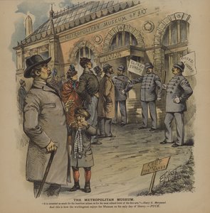 The Metropolitan Museum (farve litho) af German School