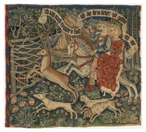 The Pursuit of Fidelity, ca. 1475-1500 (tapet) af German School