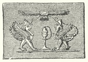 Scorpion Men fra Gilgamesh-epos af German School