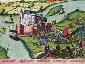 Belejringen af Louvain og Harman Reuters heltemod mod de spanske styrker i 1571 (se også 88468) af German School
