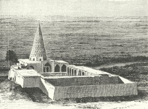 Profeten Daniels grav i Susa, Iran (gravering) af German School
