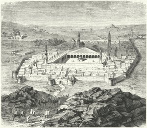 Byen Medina, Arabien (gravering) af German School
