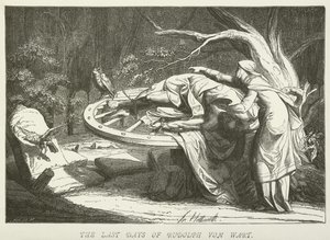 De sidste dage af Rudolph von Wart af German School