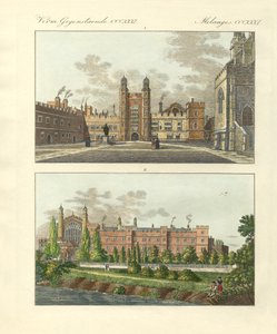 Eton-skolen (farvet gravering) af German School