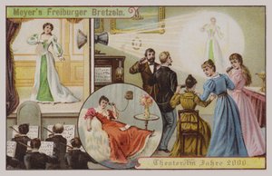 Teater i år 2000 (chromolitho) af German School