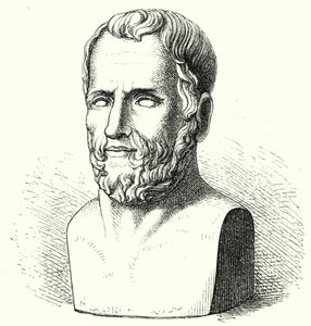 Theophrastus, oldgræsk filosof (gravering) af German School