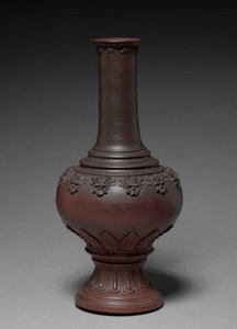 Vase, fabrikant Meissen Porcelænsfabrik, ca. 1710-1715 af German School