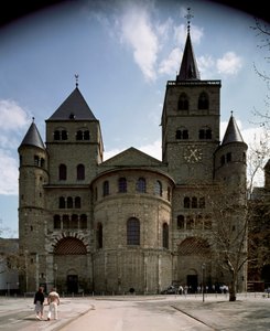 Udsigt over katedralen i Trier af German School